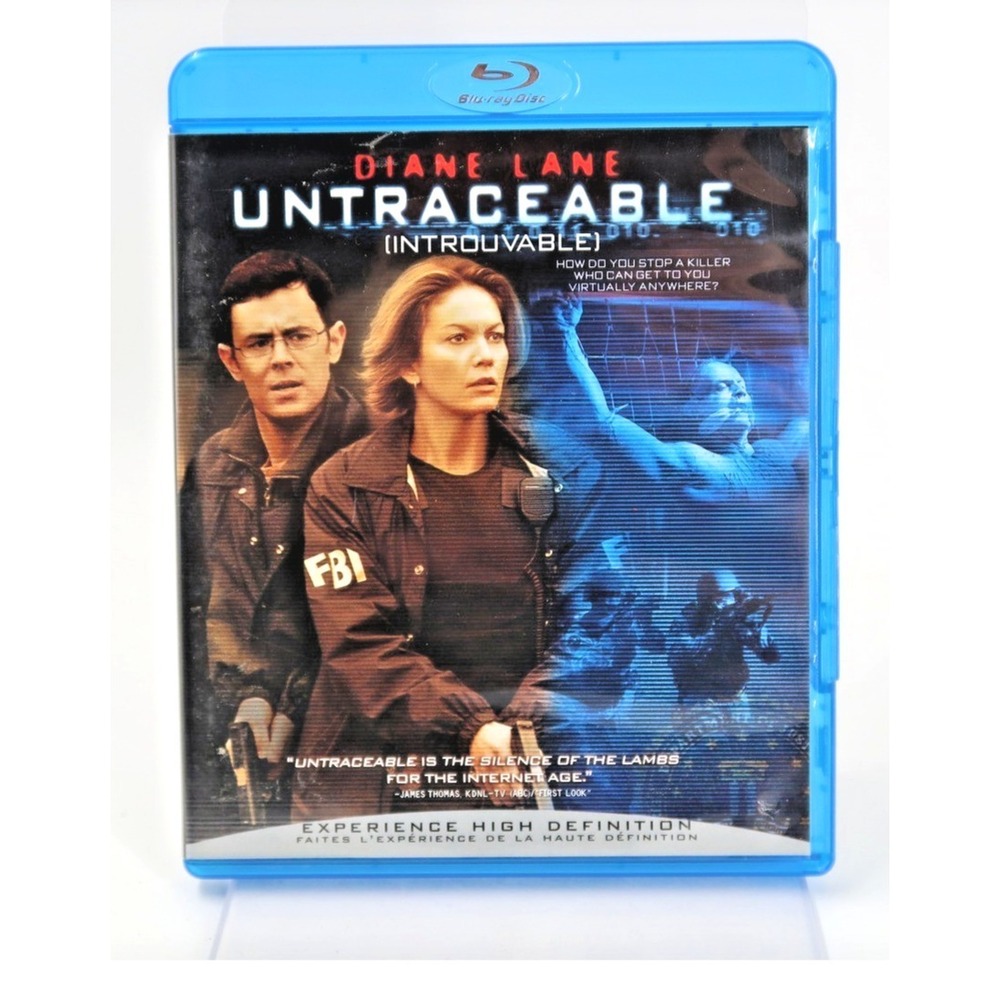 Untraceable‎ Blu-ray Diane Lane Colin Hanks FBI Cyber Thriller Movie 2008 1080p